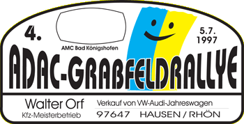 4. ADAC-Grabfeldrallye 1997